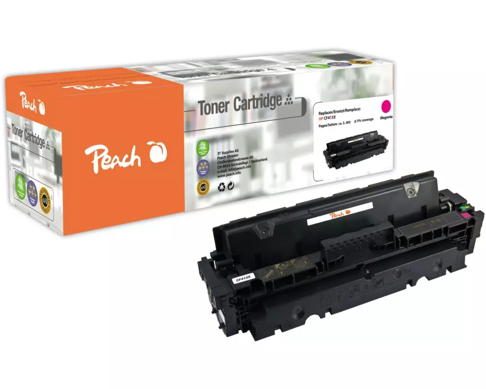 Peach Toner HP Nr. 410X (CF413X) Magenta