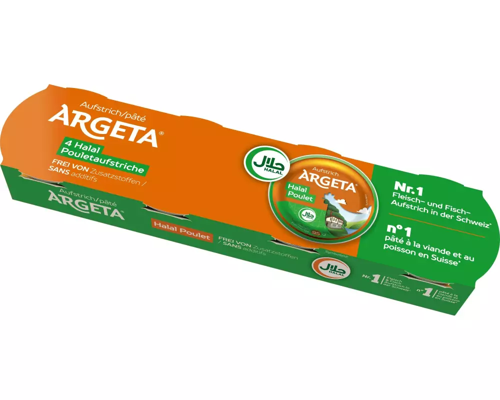 Argeta Hühnerfleisch Halal 4x 95 g