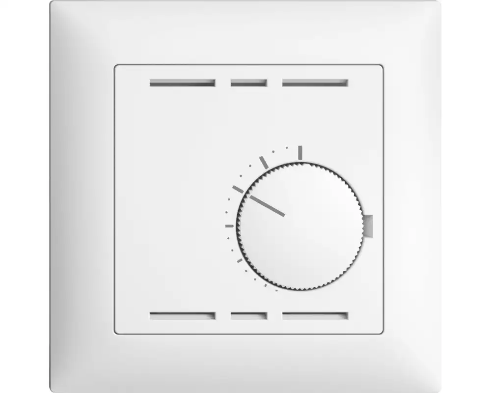 Feller EDIZIOdue Raumthermostat 24 V, 10A, ohne Schalter, Weiss