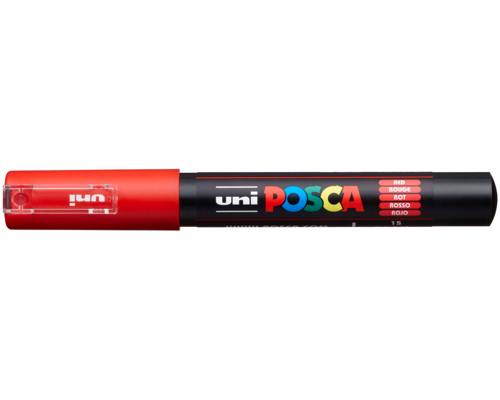 UNI-BALL Posca Marker 0.7mm PC-1M RED rot