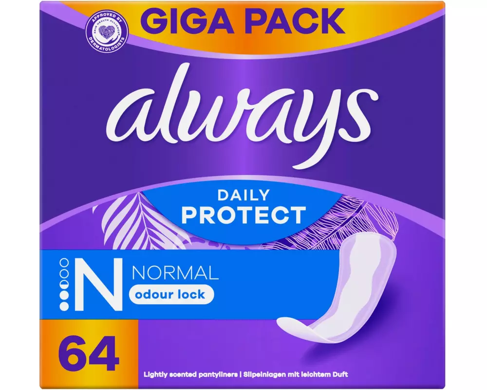 Always Slipeinlage Always Daily Protect Normal 64 Stück