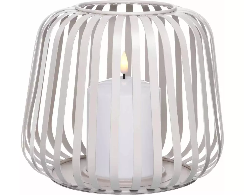 Leonardo Windlicht LED Sole, Beige