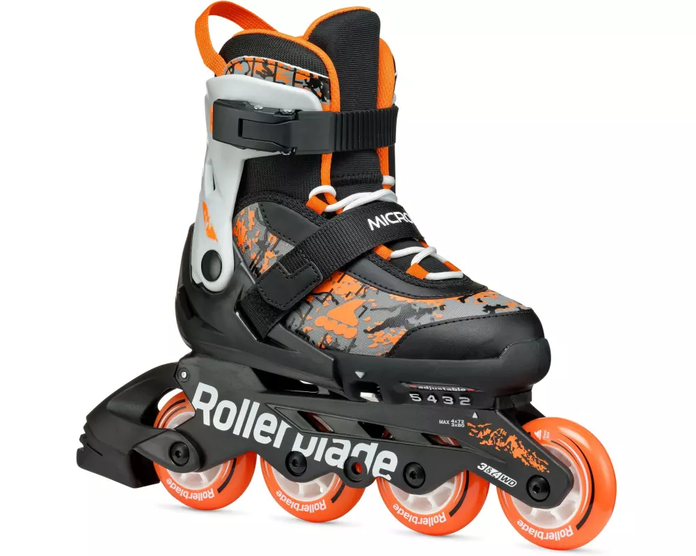 ROLLERBLADE Inline-Skates Microblade SL Schwarz/Orange, 28-32