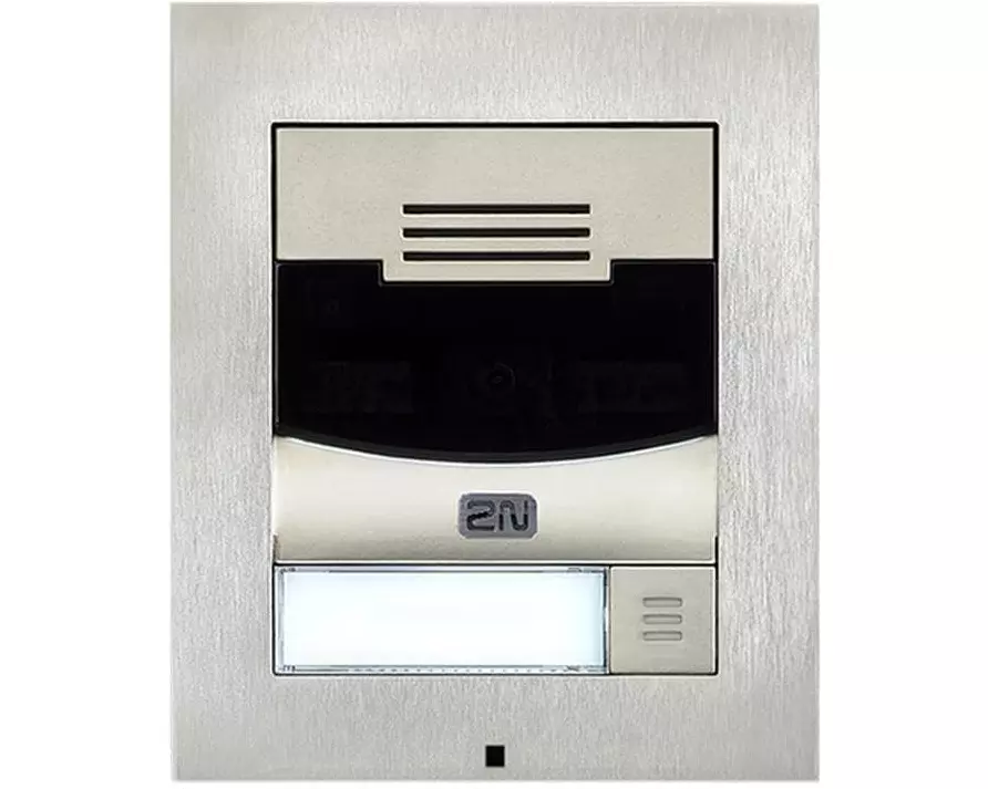 2N IP Türstation IP Solo ohne Kamera, Wandmontage, silber