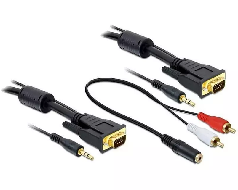 Delock Kabel VGA - VGA, 2 m