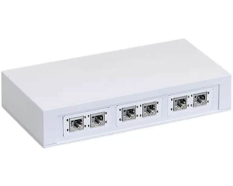 R&M Gehäuse 3 x 2 Port leer, weiss