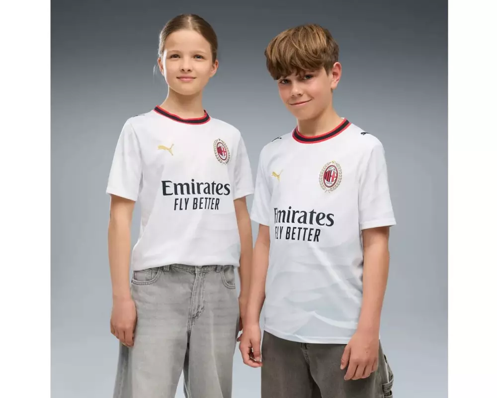 PUMA ACM Away Jersey Replica Jr Weiss, 176
