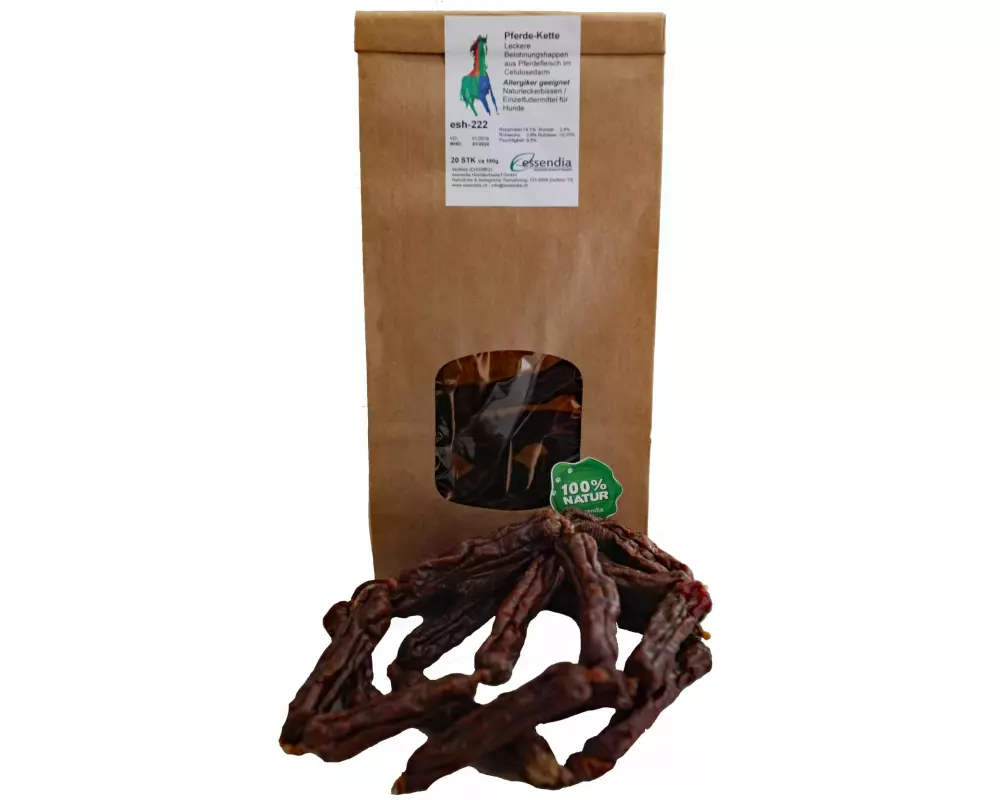 essendia Kausnack Pferdewürstchenkette, 150 g