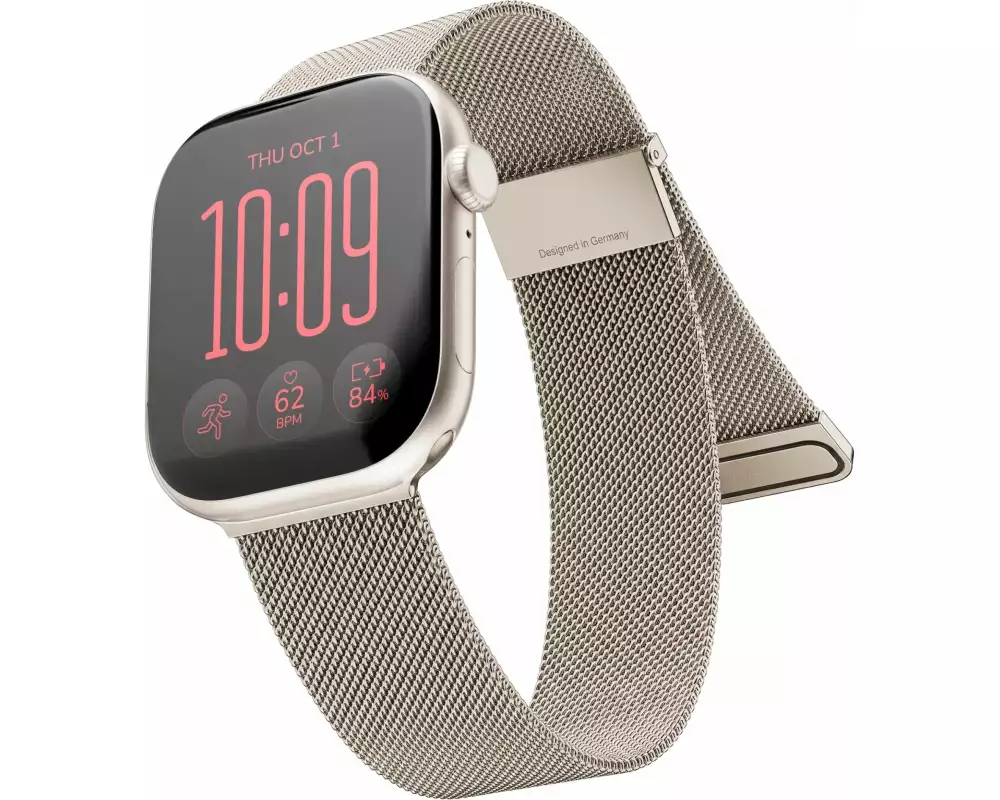 Vonmählen Armband Milanese Loop 3 44/45/46/49 mm Champagner