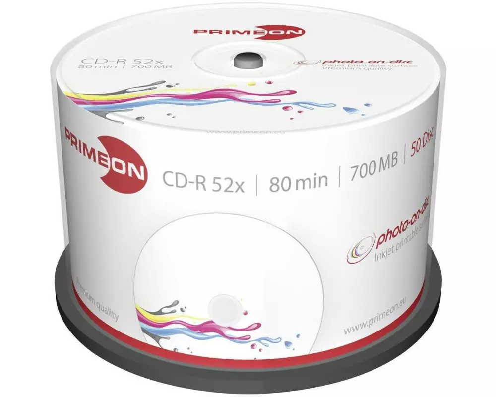 Primeon CD-R 0.7 GB, Spindel (50 Stück)