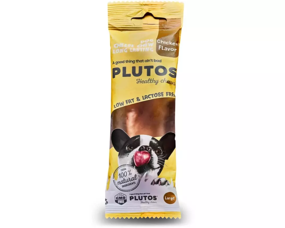 Plutos Kausnack Käse & Huhn, L