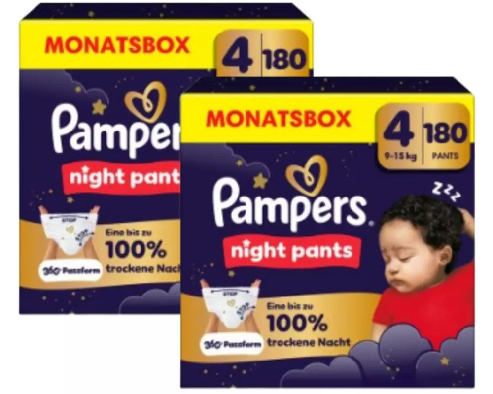 Pampers Nachtwindeln Baby Dry Night Pants Grösse 4