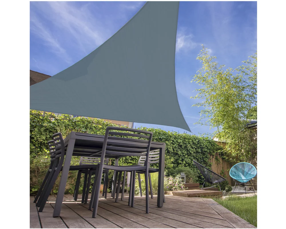 FS-STAR Sonnensegel 3.6x3.6 x 3.6m stahlblau