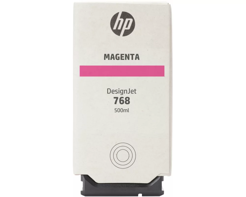 HP 768 Magenta 500-ml DesignJet Ink Cartridge
