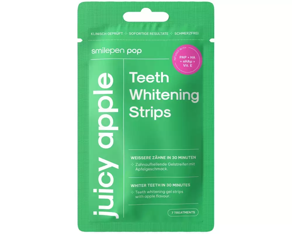 Smilepen Bleaching Pop Juicy Apple Teeth Whitening Strips