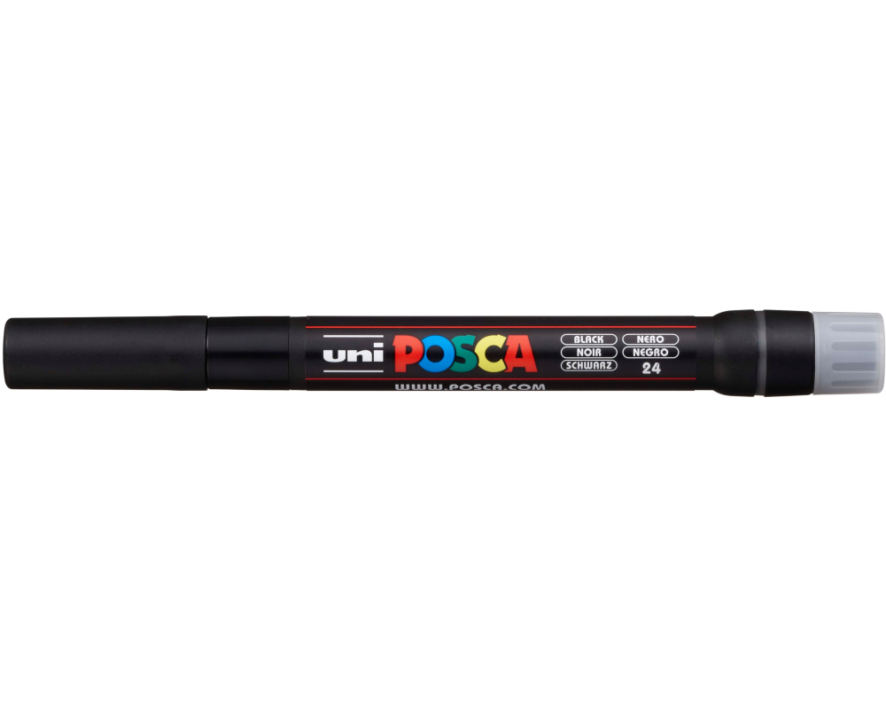 UNI-BALL Posca Pinsel-Marker 1-10mm PCF350 BLACK schwarz