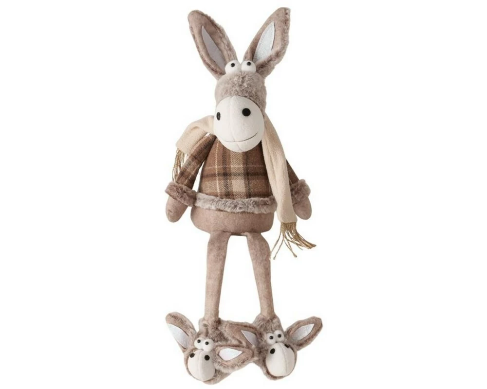 Boltze Kantenhocker Esel Duny Beige/Braun