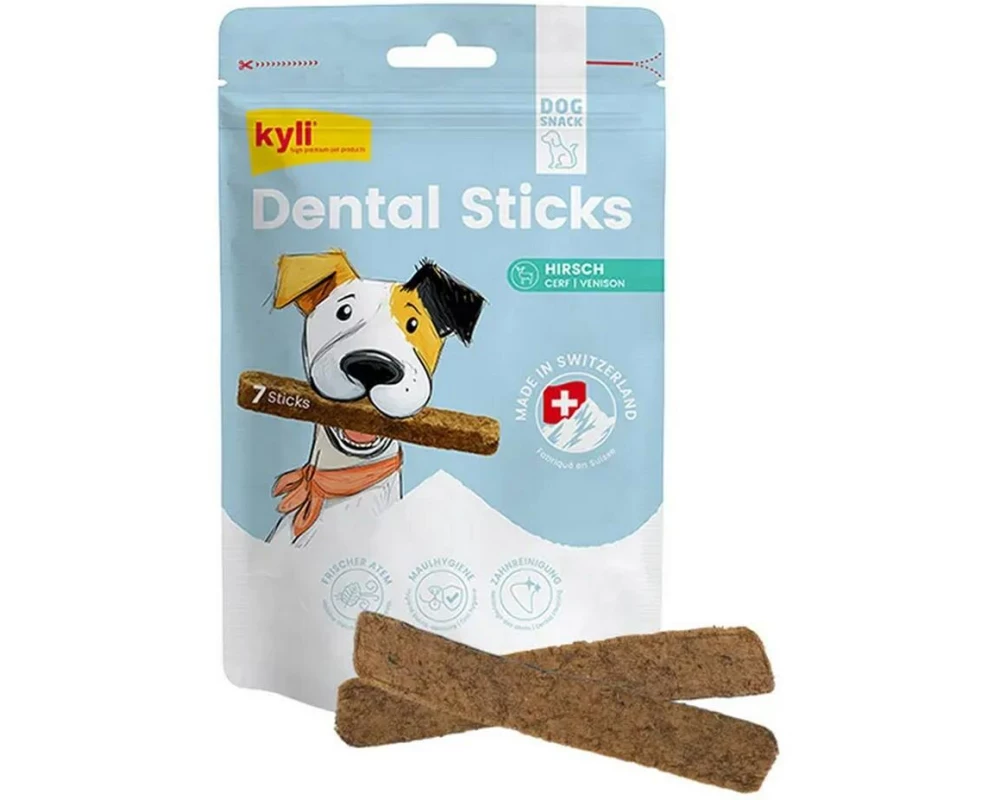 kyli Kaustange Dental Sticks Hirsch 7 Stück