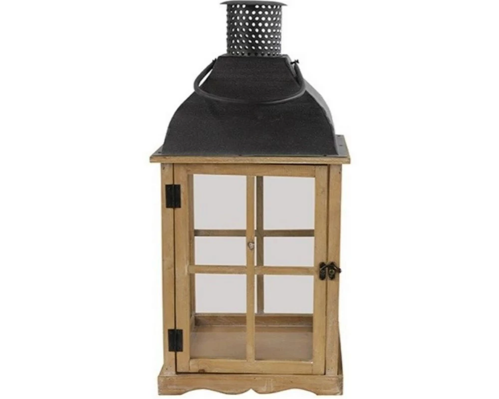 CHALET Chalet Laterne Tarkio L 28 cm, Braun