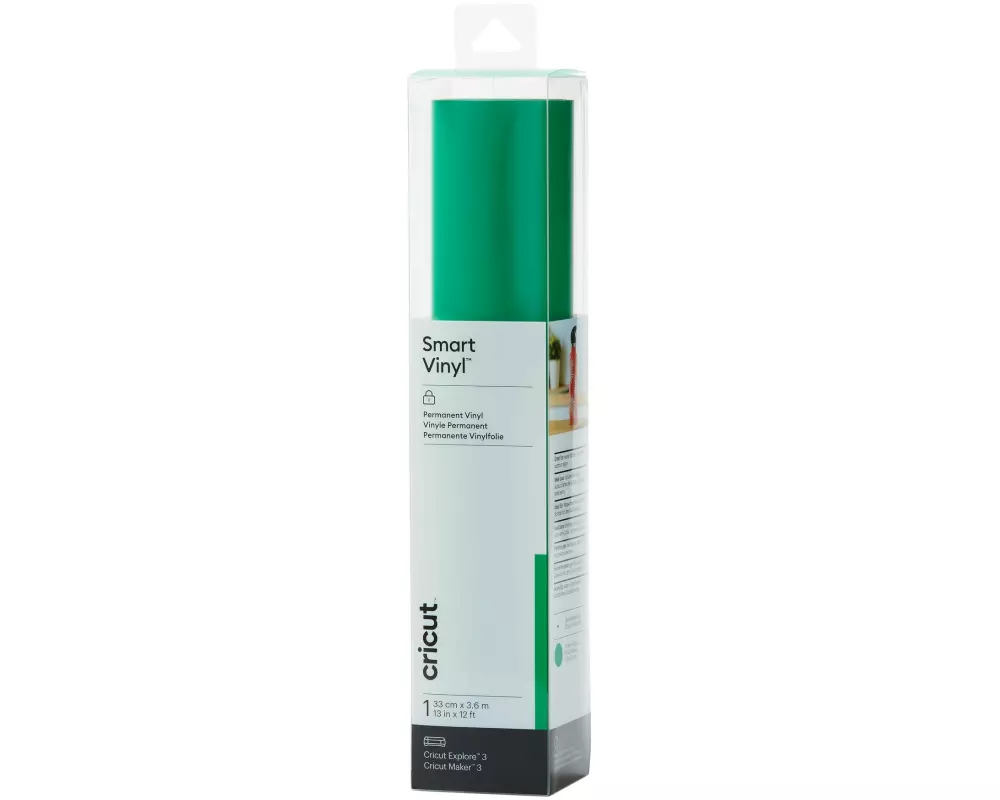Cricut Vinylfolie Smart Permanent 33 x 366 cm, 1 Stück, Grün