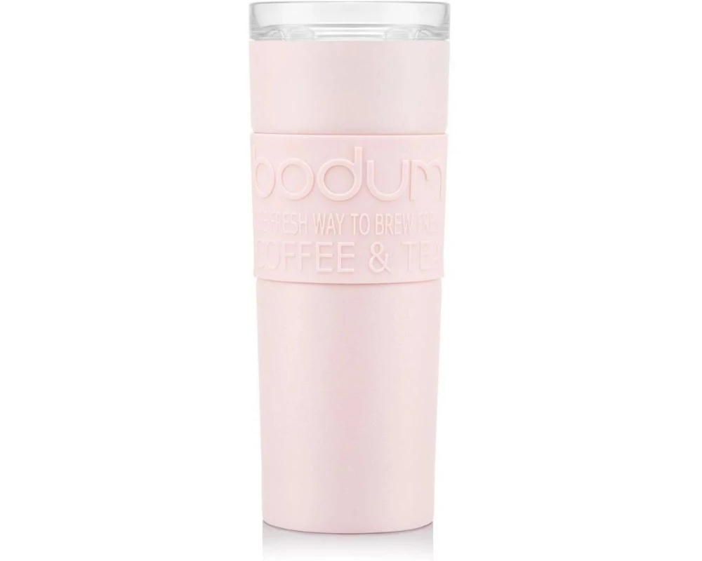 Bodum Travel Mug Doppelwandig Strawberry, 0.45 l