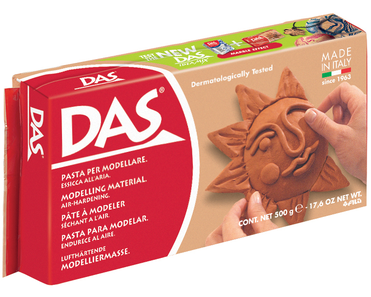 DAS Modelliermasse 500g 387100 terracotta