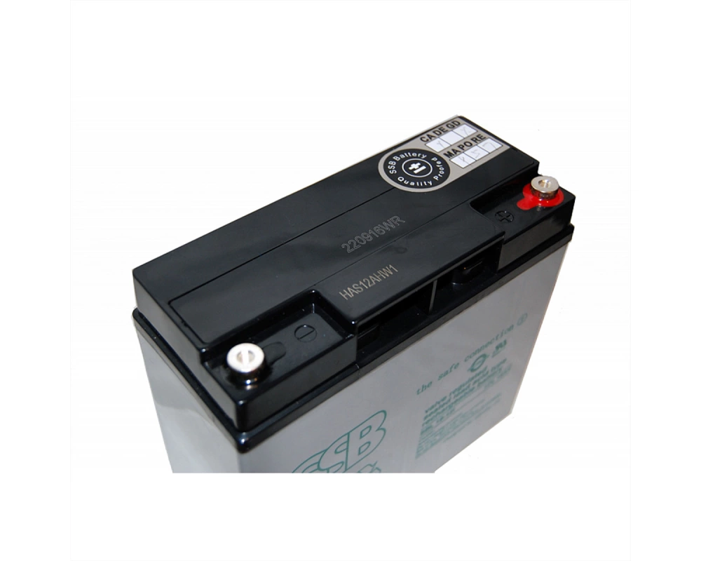 SSB SBL 18-12i 12VDC 18Ah Verschlossener, wartungsfreier Bleiakkumulator, Anschlüsse M5 Female, Ideal für USV Anlagen