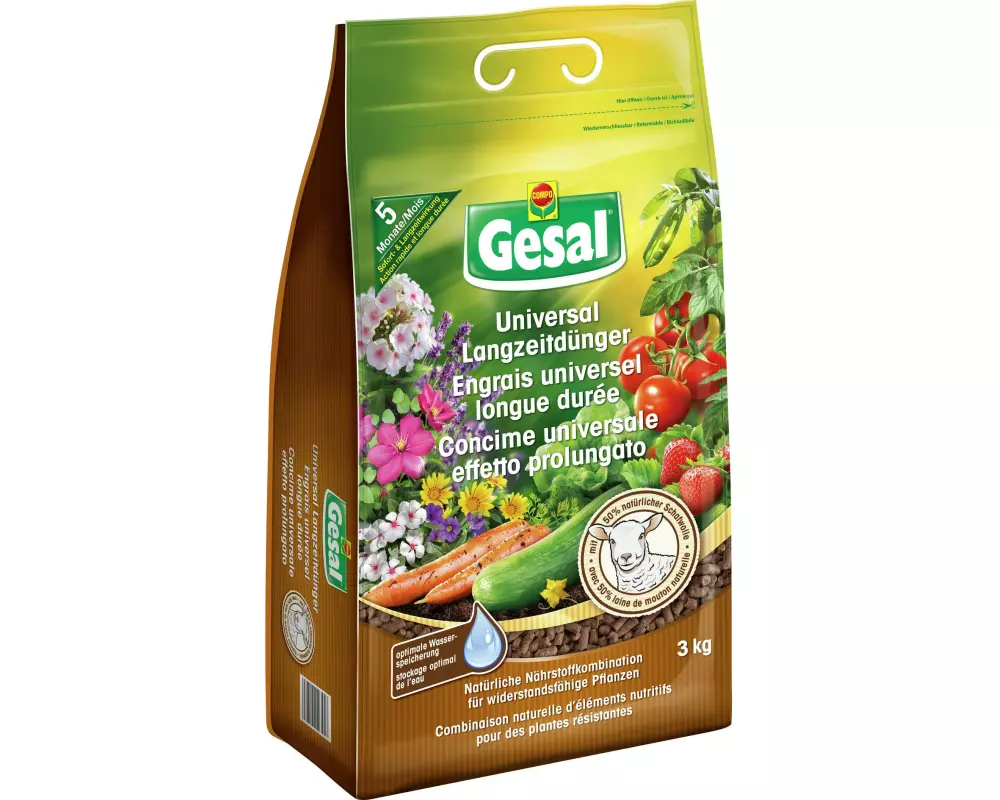 Gesal Dünger mit Schafwolle 3 kg