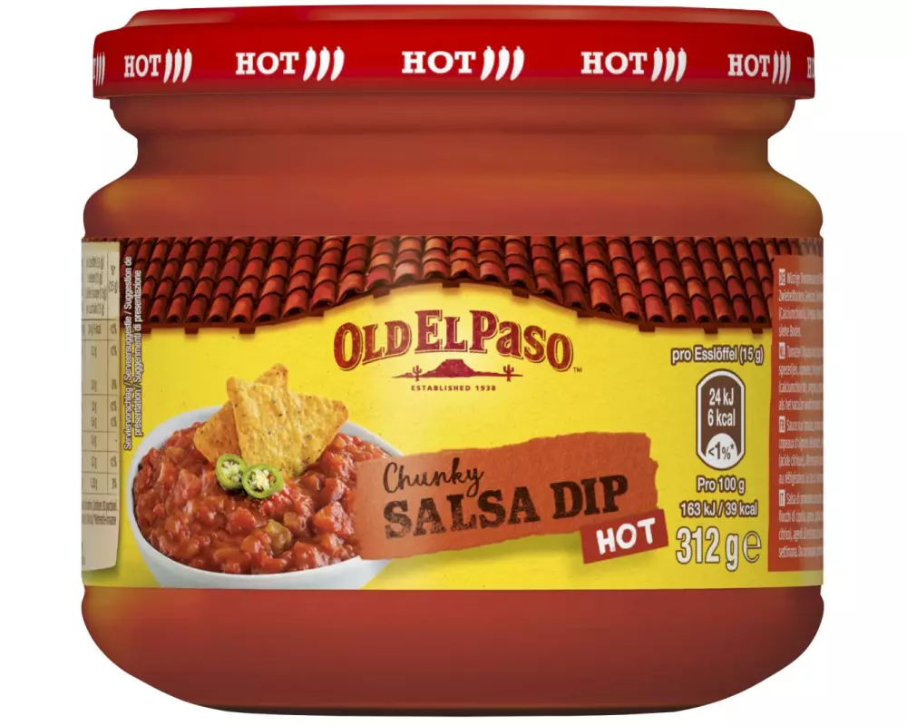 Old El Paso Chunky Salsa Dip hot 312 g