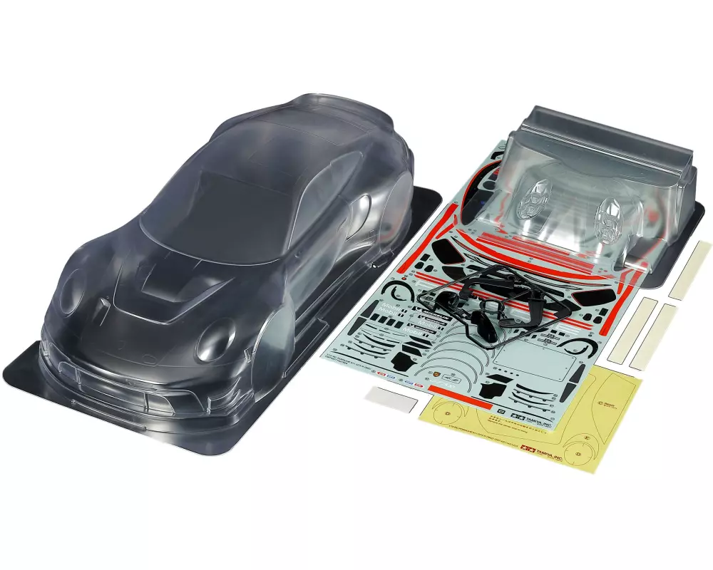 Tamiya Karosserie Porsche 911 GT3 R (992) Body Parts Set 1:10