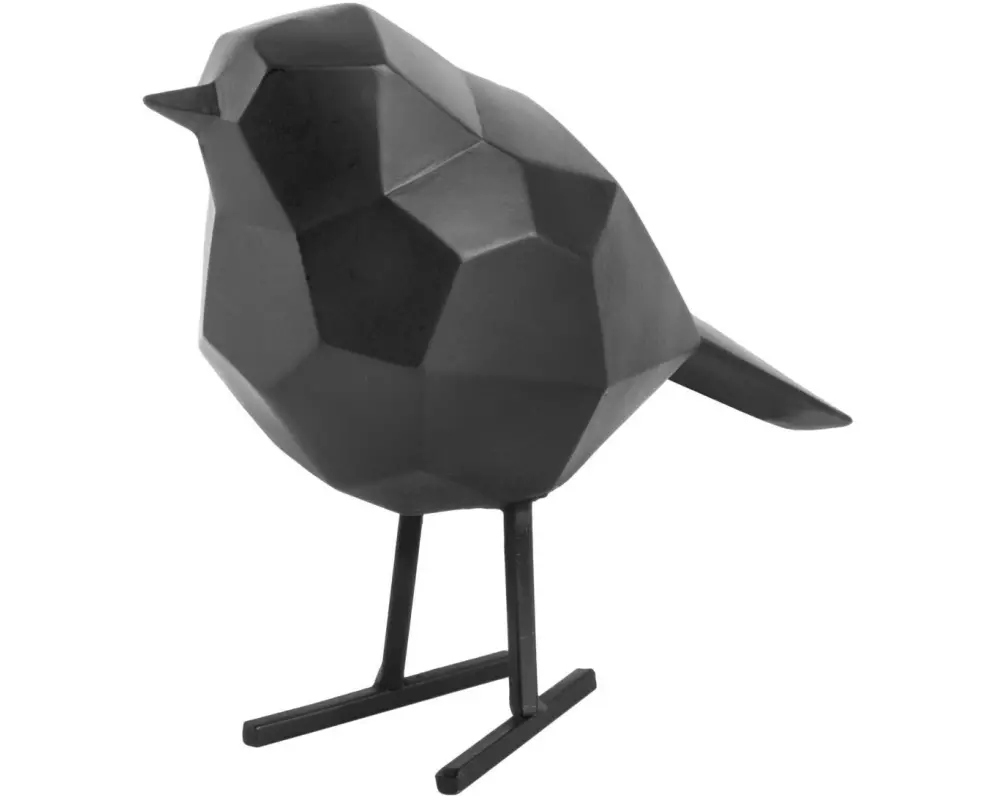 present time Aufsteller Origami Vogel, Schwarz, 1 Stück