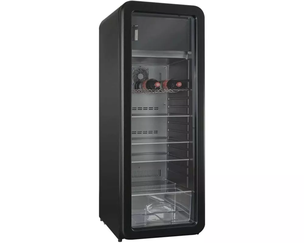 Kibernetik Getränkekühlschrank RKS256 Rechts, Schwarz