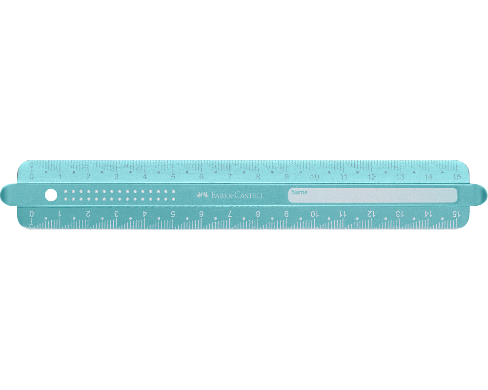 FABER-CASTELL Lineal 15cm 172015 Sparkle, bruchsicher