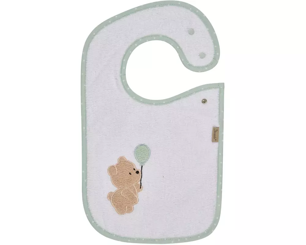 Sterntaler Lätzchen Einlage Bär Bo 38 x 26 cm, Weiss