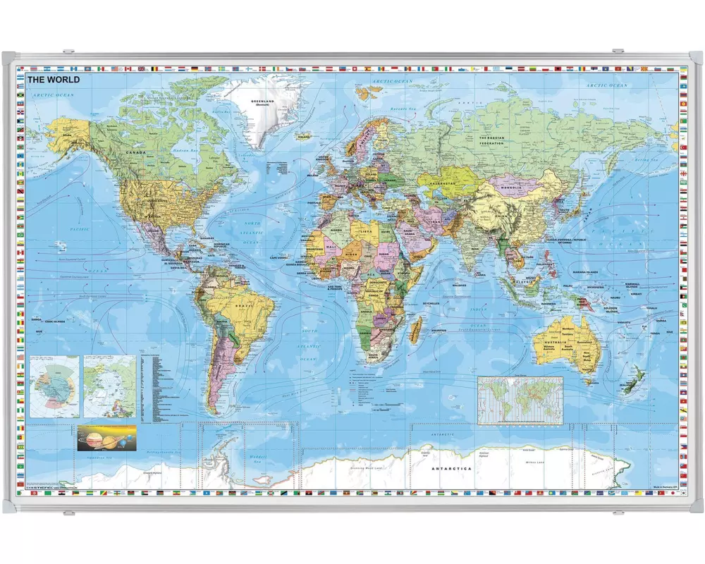 Franken Magnethaftendes Whiteboard 88 cm x 138 cm, Blau