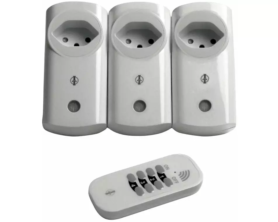 Intertechno ITI-3 Power Funksteckdosen Weiss