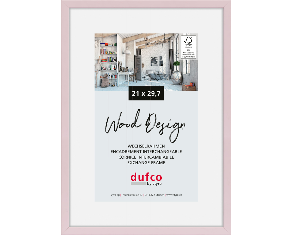 DUFCO Bilderrahmen Hay 21x29.7cm 1610.81084 hellrosa