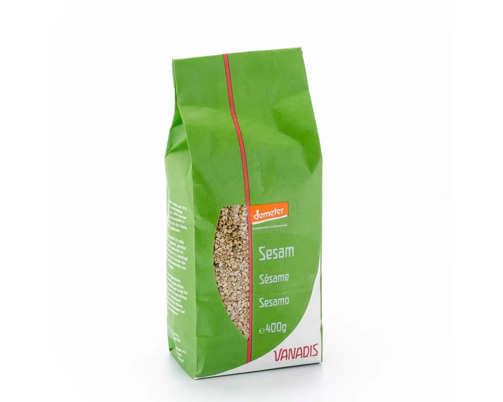 Vanadis Sesam ungeschält, Demeter 400 g