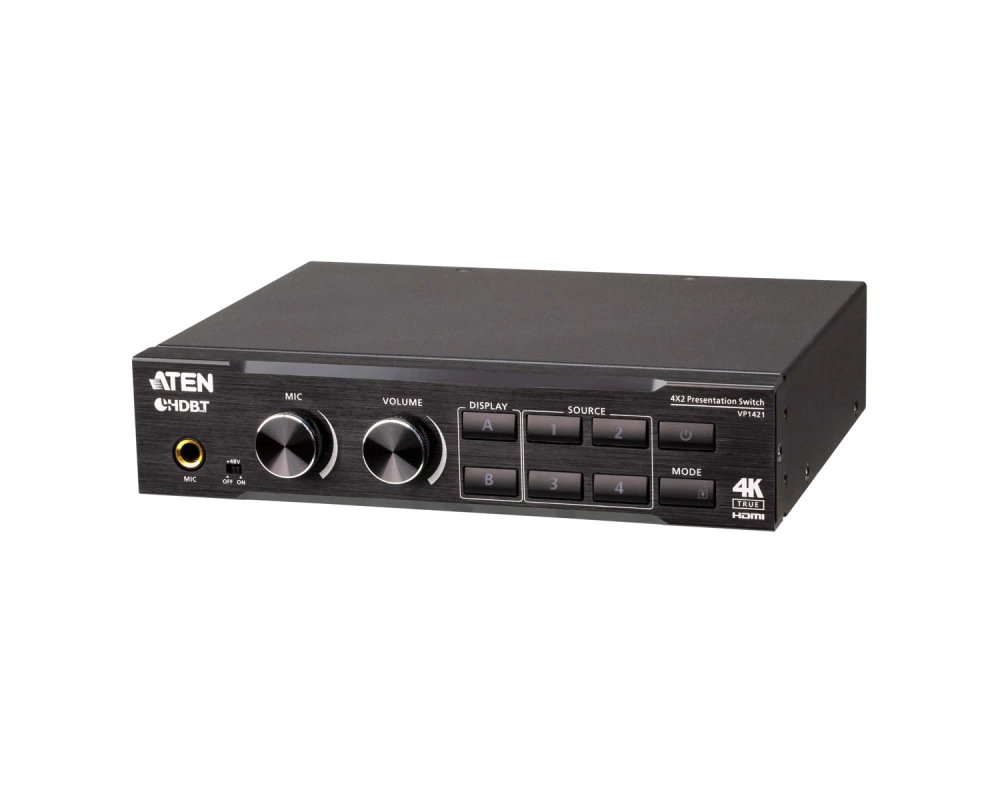ATEN VP1421 4 x 2 True 4K Präsentation Matrix Switch