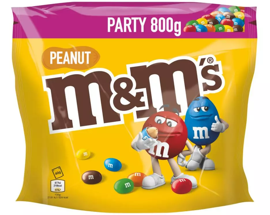 M&M's M&M's Schokolade Peanut Party 800 g