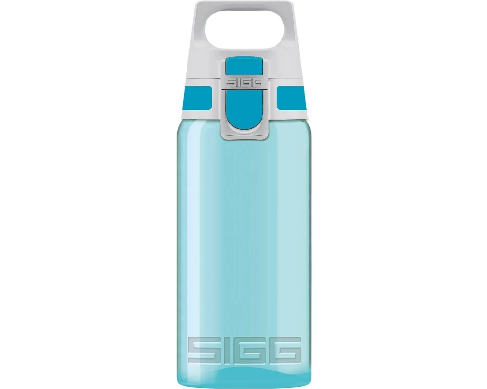 SIGG Kinder Trinkflasche VIVA ONE Aqua 0.5 L 500 ml, Hellblau