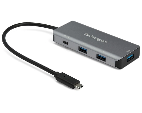 StarTech.com HB31C3A1CPD3 Schnittstellenhub USB 3.2 Gen 2 (3.1 Gen 2) Type-C 10000 Mbit/s Schwarz, Grau