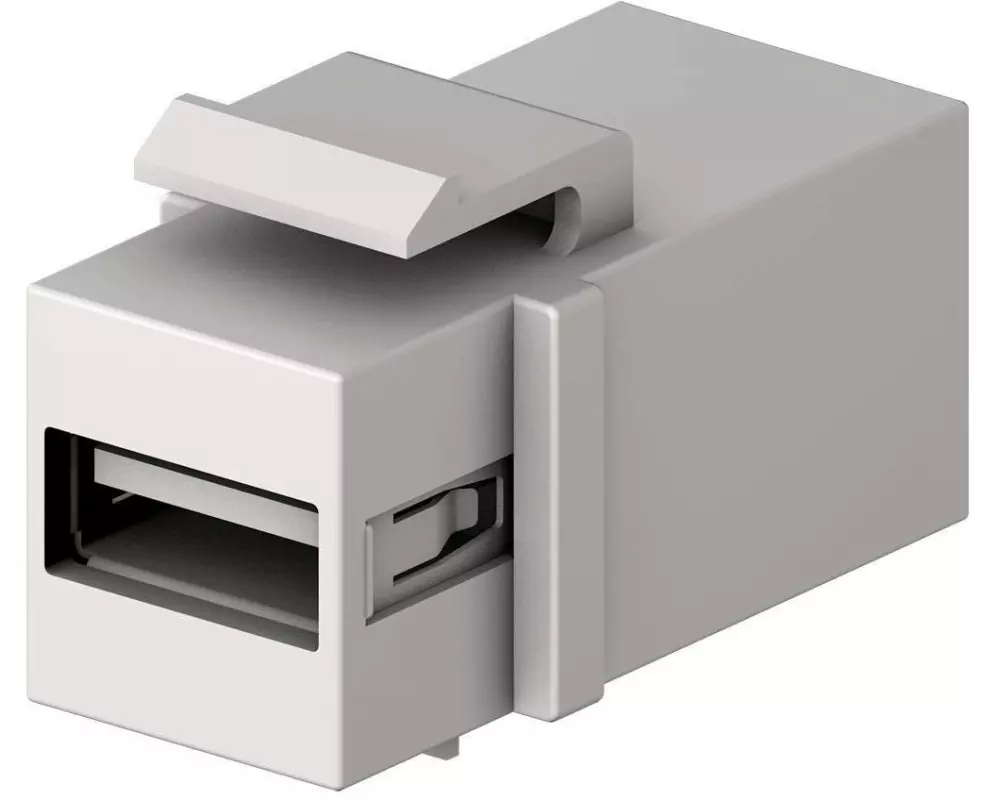 CeCoNet Keystone-Modul USB A-B Weiss
