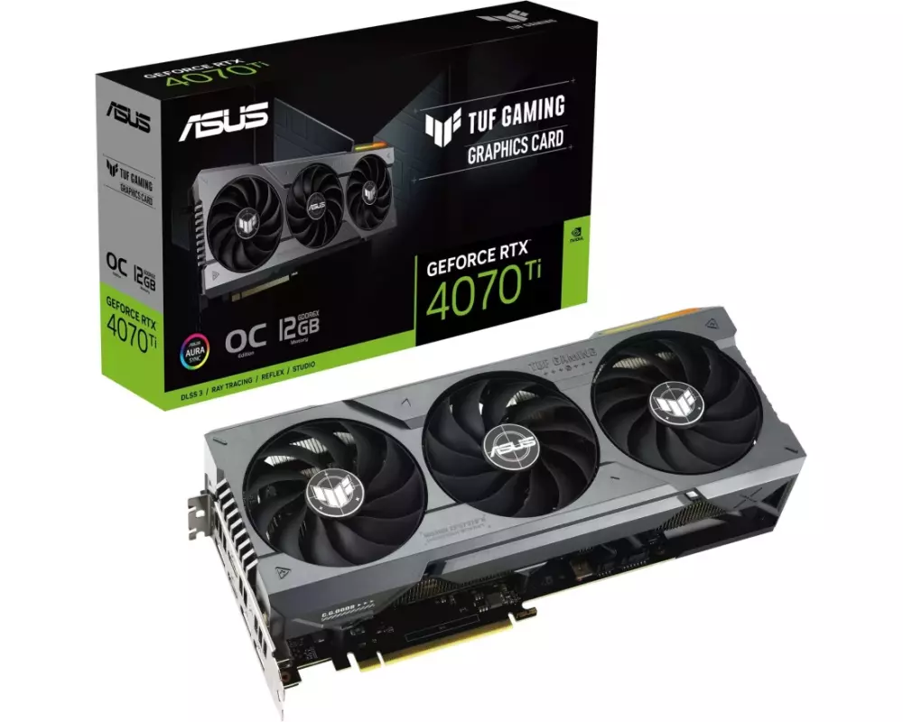 ASUS Grafikkarte TUF Gaming GeForce RTX 4070 Ti OC Edition 12 GB