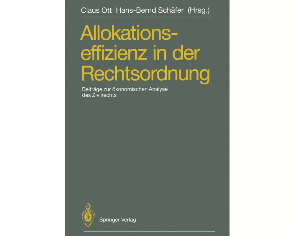 Allokationseffizienz in der Rechtsordnung