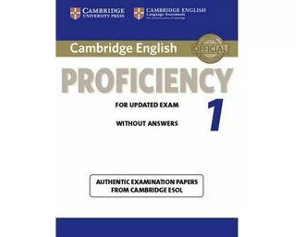 Cambridge English Proficiency 1 for Updated Exam Student's Book without Answers