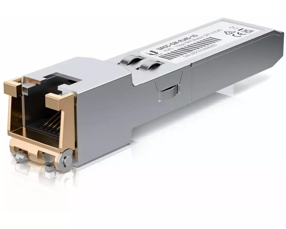 Ubiquiti SFP Modul UACC-CM-RJ45-1G, 1Gbps 1G RJ-45 Kupfer