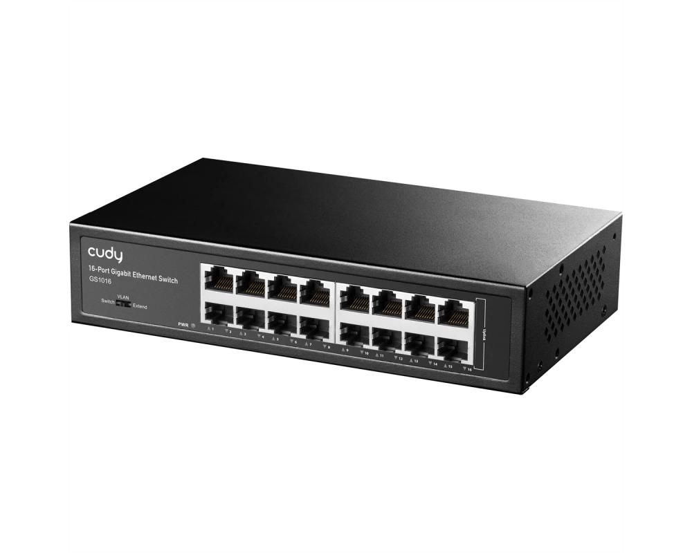 CUDY GS1016 16-Port Gigabit Metall Switch