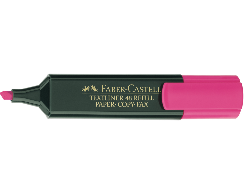 FABER-CASTELL Textmarker TL 48 1-5mm 154828 rosa