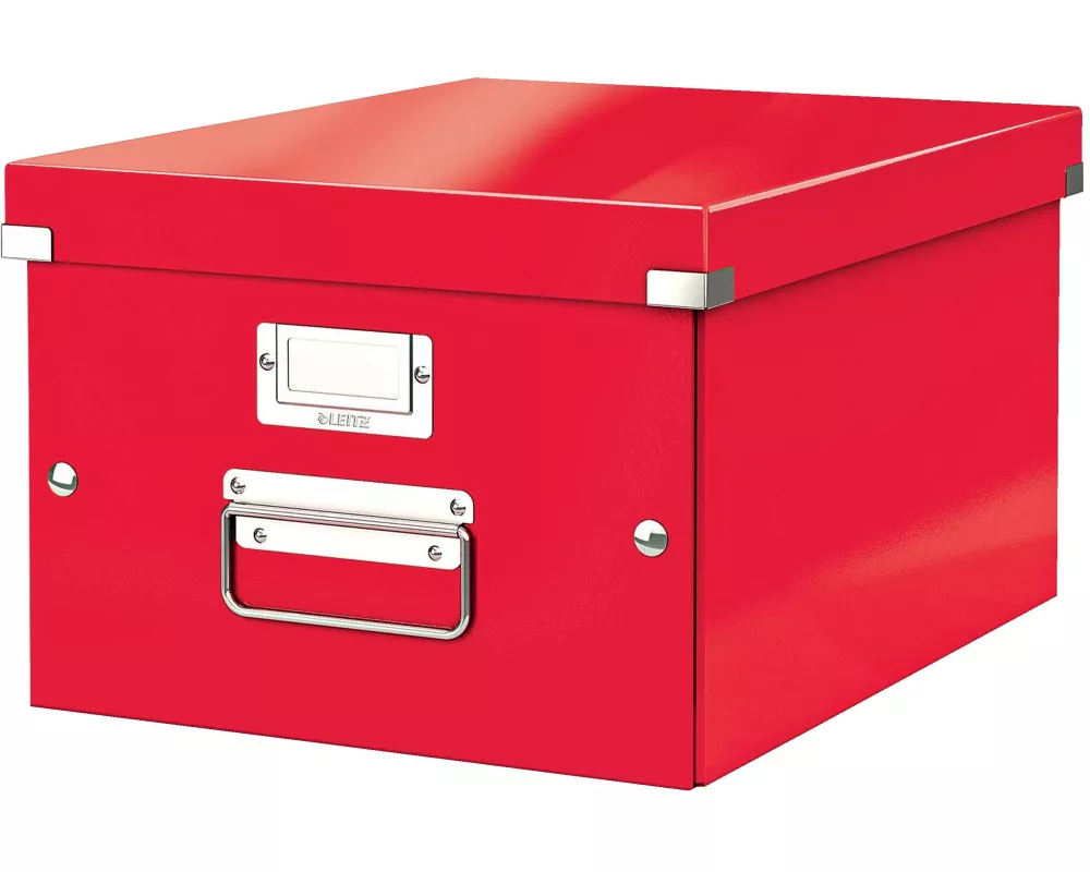 Leitz Archivschachtel WOW A4, metallic Rot